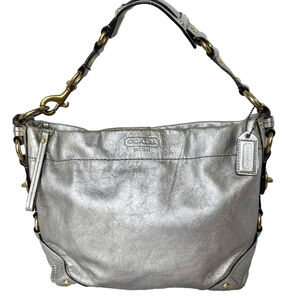 Coach Carly Slim hobo M0749-11872 silver
